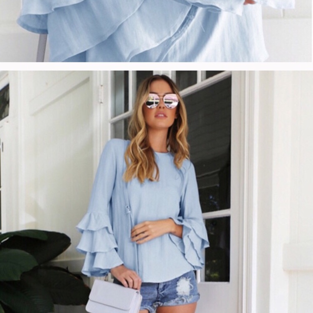 Brand New Fab (So-In-Fashion ) blouse w/ sleeves❣️